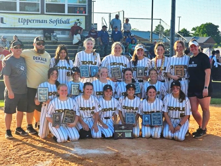 The DCHS Tigerette Fast Pitch Softball Team, the District Tournament Champs, will host Marshall County Monday, May 13 in the first round of the Region Tournament in Smithville.The game begins at 5:30 p.m. at the Danny Bond Field at DCHS and WJLE will broadcast the game LIVE with the Voice of the Tigerettes John Pryor.