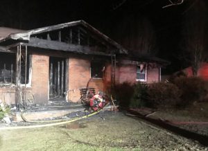 Weekend Fire Leaves Mother and Son Homeless (Kevin Adcock Photo)