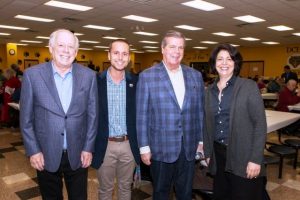 Former Governor and U.S. Senate Candidate Phil Bredesen, DeKalb Democratic Party Chairman Jordan Wilkins, Former Nashville Mayor and Gubernatorial Candidate Karl Dean, and Tennessee Democratic Party Chair Mary Mancini