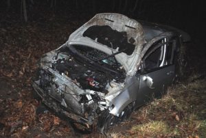 Man Injured in One Car Crash Tuesday Evening