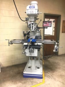 New Manual Mill Machine bought with grant funds