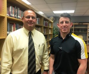 DCHS Principal Randy Jennings Welcomes New Boys Basketball Coach John Sanders