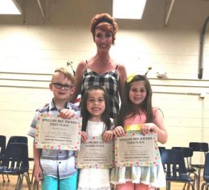 First Grade Spelling Bee Winners