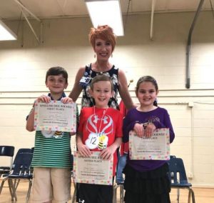Second Grade Spelling Bee Winners
