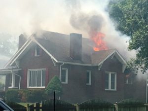Fire destroys vacant home on South College Street