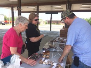 Patrons at the Farmers Market last Saturday