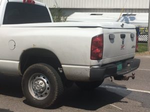 2008 Dodge Ram TDOT pickup truck driven by Jarrod Bonar