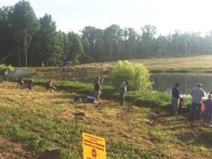 Youngsters up to age 15 participated in the annual Pea Ridge Kids Fishing Rodeo held Saturday at the big pond in the Pea Ridge Wildlife Management Area as part of Free Fishing Day in Tennessee.