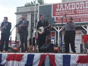 Michael Cleveland and Flamekeeper Entertain at Fiddlers Jamboree Saturday evening