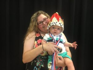 Jamboree Pageant Winner: Boys 7-12 months-Michael Riley, 8 months old. Also prettiest eyes. Foster parents are Donny Orchard and Elisha Anderson of Smithville