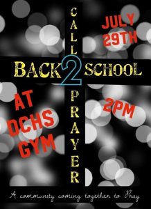Back2SchoolCall2Prayer