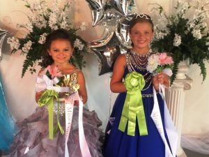 DeKalb Fair Miss Princess: Miss Congeniality Karah Jo Ford (left) and Most Photogenic Brileigh Nicole Bullard