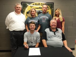 DCHS Senior Golfer Isaac Walker signed with Cumberland University to play golf next year after he graduates.