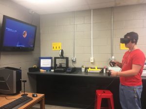 Virtual Reality immerses students in real world experiences. Ride a roller coaster, explore a museum, go deep-sea diving and more!