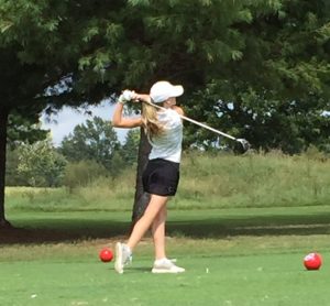 DCHS Junior Anna Chew competes in State Golf Tournament