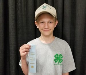 Will Mathis placed 10th in the junior high lamb division