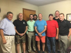 Members of WJLE's Fearless Forecasters: John Pryor, Jeff James, Grant James, Will Graham, Dewain Hendrixson, Ricky Atnip, Chad Kirby and special guest Ethan Hale