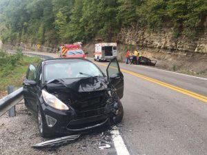 2012 Ford Fiesta driven by 23 year old Breanna Tarpley of Auburntown