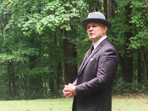 Randy Hedgepath, Tennessee State Naturalist, portrayed James Edgar Evins during the 13th annual History Hayride at Edgar Evins State Park in 2018. The 2019 event will be October 12