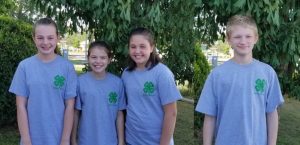 Junior Team Olivia Gilley, Cali Agee, and Laura Magness placed 6th at the regional poultry judging contest. Will Mathis competed in the junior high division.