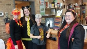 2018 Smithville-DeKalb County Chamber of Commerce “Best Halloween Costumes: 3rd Place – Justin Potter Library