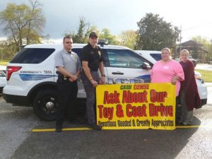 “Fill the Police Car” Collection Drive Seeks Food, Toys, and Coats