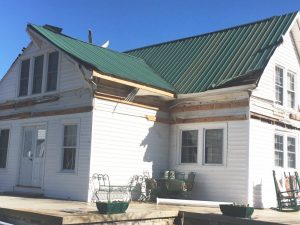 Home of Randy and Cheryl Campbell damaged by tornado