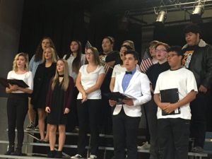 DCHS Chorus performs during Veterans tribute program at county complex hosted by the American Legion Post 122