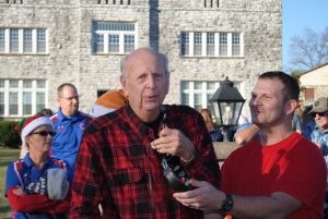 Liberty Mayor Dwight Mathis welcomes crowd to Christmas Parade Sunday