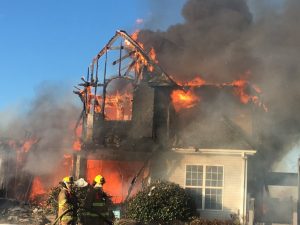 Sunday Morning Fire Destroys Liberty Home