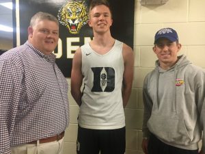 Tiger Coach John Sanders and Tiger player Dallas Cook with the Voice of the Lady Tigers and Tigers John Pryor featured on Tiger Talk Tuesday night