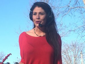 WSMV meteorologist Daphne DeLoren was the Grand Marshal of the Liberty Christmas Parade Sunday