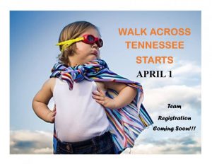 Walk Across Tennessee Contest to Kick-Off April 1