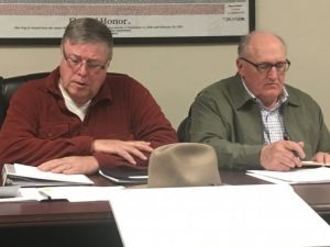 Alexandria May be Forced to Raise Water and Sewer Rates-City Under State Order to Submit Plan of Action. Pictured: Alexandria Mayor Bennett Armstrong and City Attorney Vester Parsley