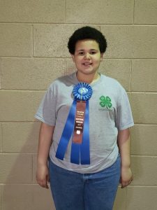 Izayah Dowell placed 8th overall and first in the performance category in his age group at the regional 4-H horse judging contest.