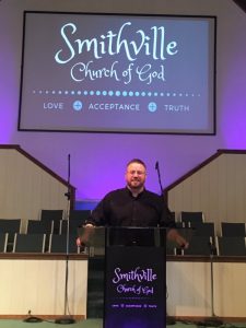 Chris Moore, Pastor of the Smithville Church of God