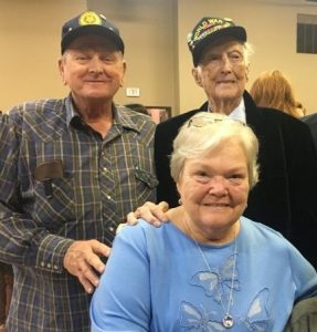 Ronnie and Judy Redmon and Edward Frazier (right)