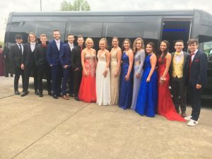 DCHS Prom Night: One last photo before boarding the limo