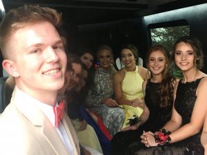 DCHS Prom Night: Excited students ready for their limo ride to the prom Friday night