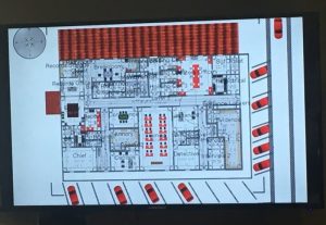 Preliminary floor plan for proposed new Smithville Police Department