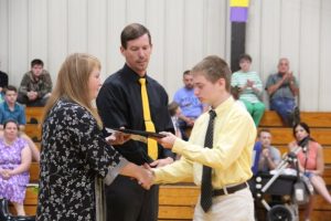 Peers chose Luke Driver for the Citizenship Award. (Pat Parkerson Photo)
