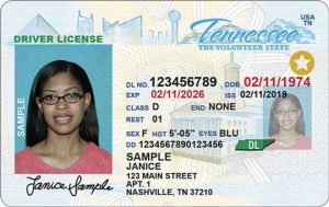 REAL ID compliant driver licenses and Identification credentials have a gold circle with a star in the right corner of the license to indicate it is REAL ID compliant