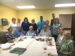 Members of the DeKalb Retired Teachers Association held their monthly meeting Thursday at NHC of Smithville. The guest speakers were County Clerk James L. (Jimmy) Poss and Father Ben Randall