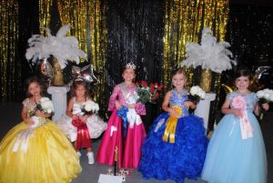 Little Miss Pageant: Alayna Hendrixson-3rd runner-up, MaKenlee Faith Collier-1st runner-up, Brinley Hale-Little Miss, Eden Donnell-2nd runner-up, and Katy Jo Bowen-4th runner-up