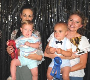 Boys (13 to 18 months) Winner: Thomas Blaine Bragg, the 15 month old son of Justin and Morgan Bragg of Smithville (right) Runner-up: Jaxxon Cruz Taylor, the 13 month old son of Adam Taylor and Alicia Taylor of Smithville (left)