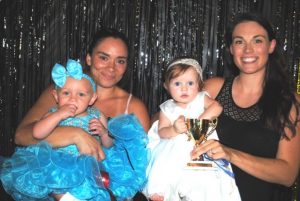 Girls (13 to 18 months) Winner: Carrigan Elise Cox, 13 month old daughter of Brandon and Whitney Cox of Smithville (right). Runner-up: Ellie Chapman, 15 month old daughter of Josh and Taylor Chapman of Smithville (left)