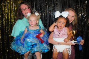 Girls (19 to 24 months) Winner: Brinleigh Cole Bain, 20 month old daughter of Amber Bain of Smithville (right). Runner-up: Amelia Jade Fox, 22 month old daughter of Beverly Anderson and Greg Fox of Smithville (left)