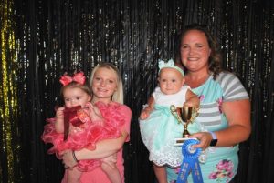 *Girls (7-9 months) Winner: Peyton Rae Shepherd, 9 month old daughter of Jason and Ashley Shepherd of Smithville (right) Runner-up: Emma LeeAnn Grace Wade, 9 month old daughter of McKailey Wade of Smithville (left)