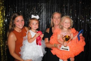 Girls (25 to 30 months) Winner: Dallas Toby Agee, 30 month old daughter of Donny and Stephanie Agee of Smithville (right). Runner-up: Janna Rae Davis, 28 month old daughter of Tanner and Emily Davis of Liberty (left)