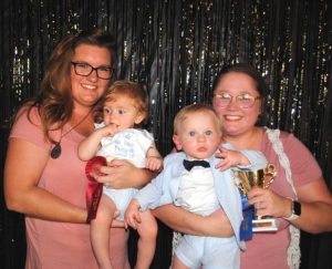*Boys (10-12 months) Winner: Josiah Reese Chapman, 11 month old son of Brandon and Kelley Chapman of Smithville (right) Runner-Up: Gradyn Elijah Harvey, 11 month old son of Chad and Kayla Harvey of Alexandria (left)